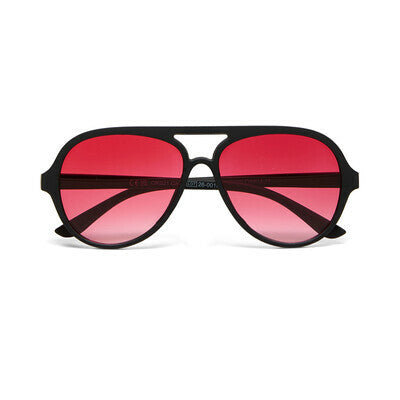 ALESSIO Black - Lens Red