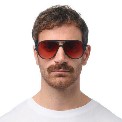 ALESSIO Black - Lens Red