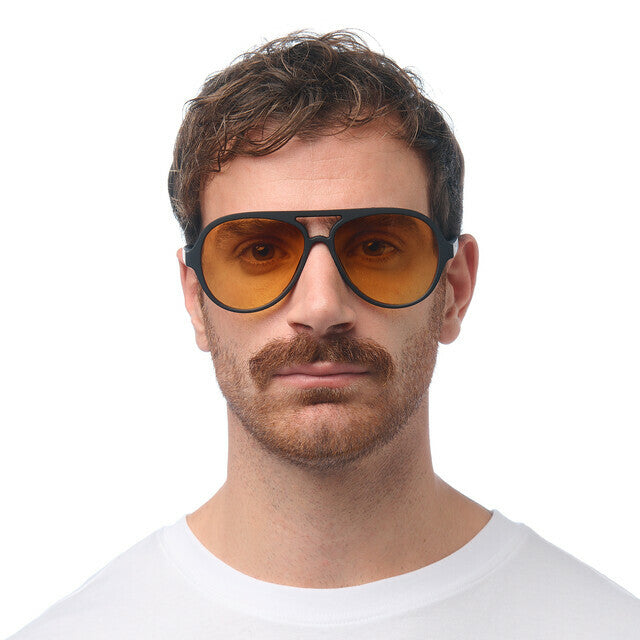 ALESSIO-Black Yellow lens