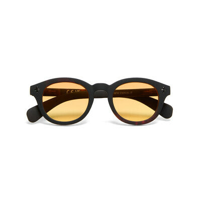MILANO Black Havana - Lens Yellow