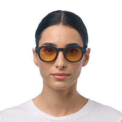 MILANO Black Havana - Lens Yellow